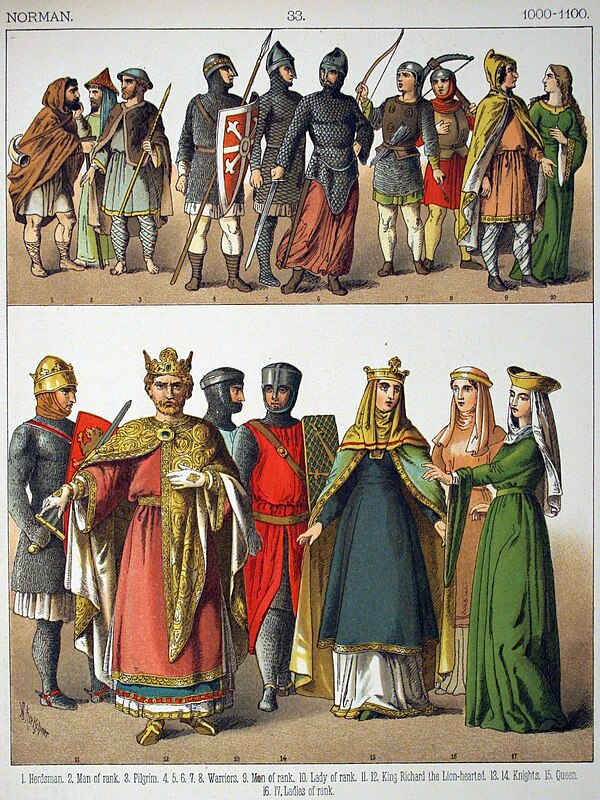 Examples of Anglo-Norman elite