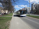 14. maršruta autobuss uz Brīvības ielas