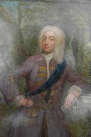 Knight of the Garter in the 1720s with Garter sash