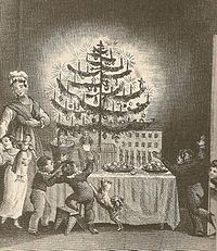 Різдвяна Ялинка: Походження звичаю, Історія, Різдвяна ялинка у мистецтві
