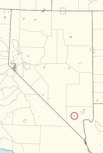Location of the Las Vegas Indian Colony 1915R Las Vegas Indian Colony Locator Map.svg