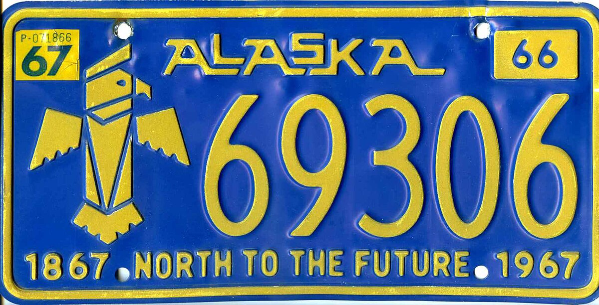 Vehicle registration plates of Alaska - Wikipedia