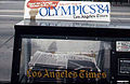 Máquina de Los Angeles Times durante los Juegos Olímpicos de Los Ángeles 1984.