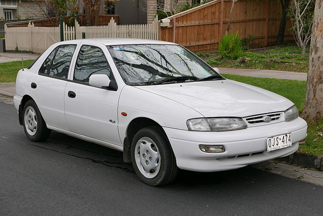 1994–1997 Kia Mentor GLX Liftback (Australia)