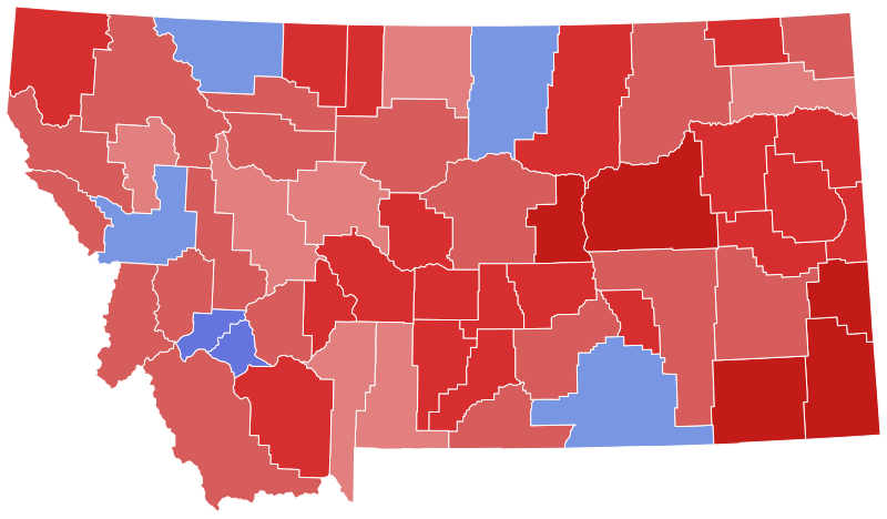 File:2014 United States Senate election in Montana results map by county.svg