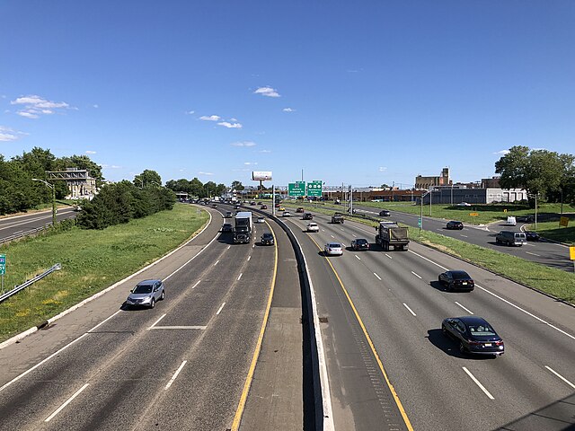 I-80 eastbound in Paterson