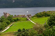 Urquhart Castle in Scotland in August 2021.