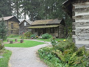 A photograph of Spruce Forest Artisan Village in September 2014