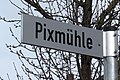 Straßenschild Pixmühle