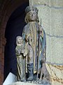 L'église Notre-Dame-de-Roscudon : statue de saint Roch.