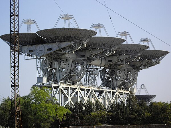 Early planetary radar Pluton, USSR, 1960