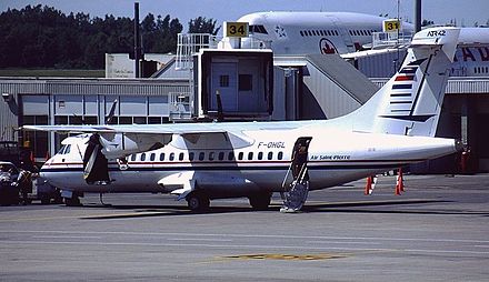 An Air Saint-Pierre plane at Montreal airport