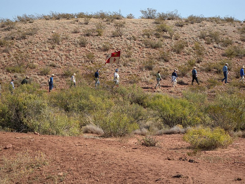 File:A Spanish reenactment at the Yost Draw in the Jornada del Muerto Trail in Sierra County, NM (41054b54-fa85-4718-bc3e-21899b629e23).JPG