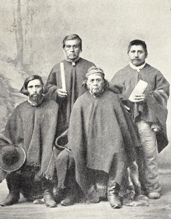 A council of Araucanian philosophers, 1904