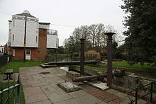 The remains of the mill Abbott's Mill, Canterbury.JPG
