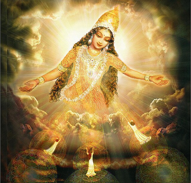Adi Shakti, the Supreme Spirit without attributes