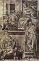 „Šv. Šeima, Šv. Antanas abatas, Šv. Kotryna ir Šv. Jonas Krikštytojas“ (1582, ofortas)