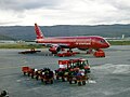 Boeing 757-200 Air Greenland в аэропорту Кангерлуссуак
