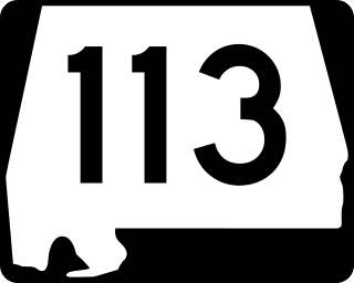 <span class="mw-page-title-main">Alabama State Route 113</span> State highway in Alabama, United States