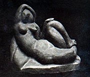 Alexander Archipenko, Le Repos, 1912, Armory Show postcard published in 1913