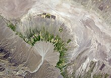 یک مخروط افکنه در جنوب ایران