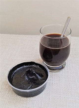 <span class="mw-page-title-main">Shilajit</span> Thick, sticky tar-like substance