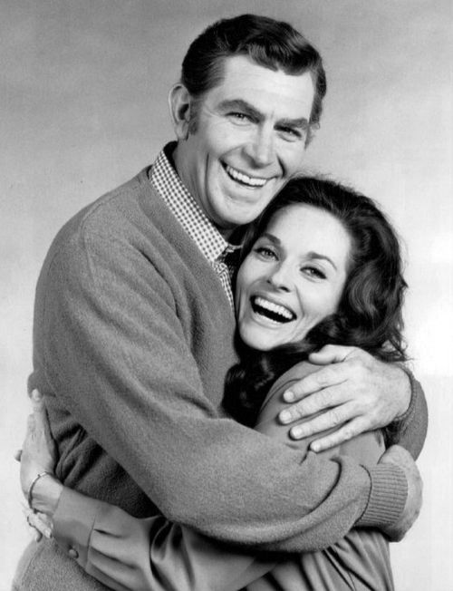 Publicity photo with Lee Meriwether for The New Andy Griffith Show, 1971