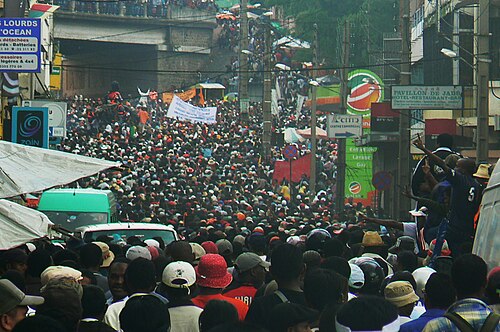 Political protests in Antananarivo, January 2009