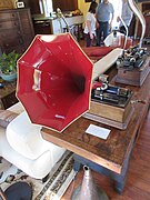 Antique phonographs exhibit, New Orleans October 2016 - 17.jpg