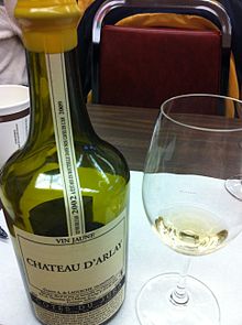 A vin jaune from the Cotes du Jura AOC Arlay Vin Jaune.JPG