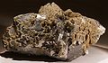 Arsénopyrite et zinnwaldite - Mine de Panasqueira, Portugal (12x8 cm)
