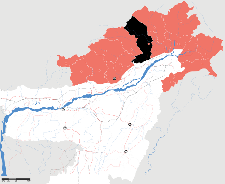 File:Arunachal Pradesh district location map West Siang.svg