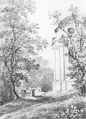 Kreidezeichnung der Kapelle (Stephan Stengel 1801)