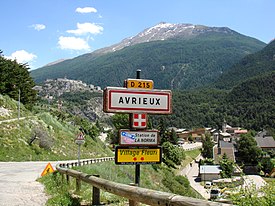 Avrieux town name plate.jpg