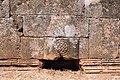 Baptistery, Bashmishli (باشمشلي), Syria - Detail of lower wall of east façade - PHBZ024 2016 4336 - Dumbarton Oaks.jpg