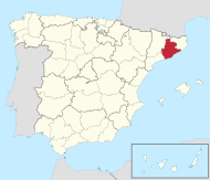 Provincia de Barcelona: situs