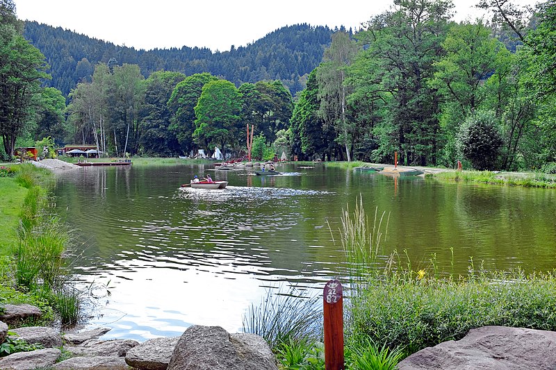 File:Bečovská botanická zahrada Korunní rybník (1).jpg