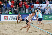 Deutsch: Beachhandball Europameisterschaften 2019 (Beach handball Euro); Tag 6: 7. Juli 2019 – Männerfinale, Dänemark-Norwegen 2:0 (25:18, 19:16) English: Beach handball Euro; Day 6: 7 July 2019 – Men's Final – Denmark-Norway 2:0 (25:18, 19:16)