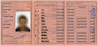 Belgium driver's license 2004 (French).jpg