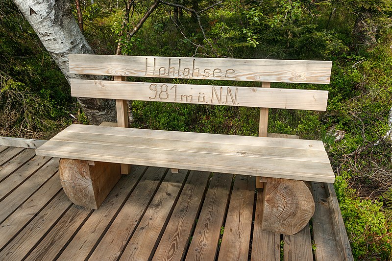 File:Bench - Hohlohsee - Kaltenbronn 01.jpg