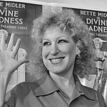 Midler in Amsterdam promoted the 1980 film Divine Madness