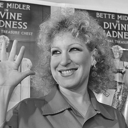 1981, Bette Midler in Amsterdam promoting the film