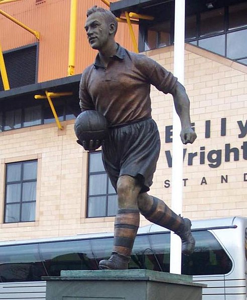 The Billy Wright (1924–1994) statue outside Molineux