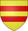 d’or à deux fasces de gueules