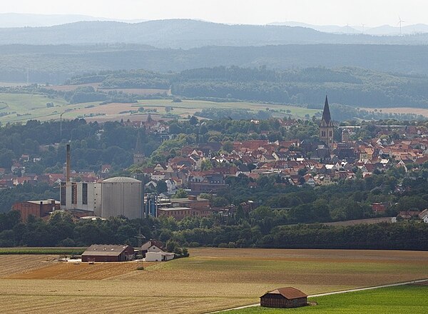 Warburg as seen from the Desenberg