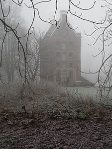 Borgeby castle in winter. Scone.Sweden.