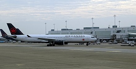 An Air Canada Airbus A330-300.