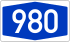 Bundesautobahn 980 number.svg
