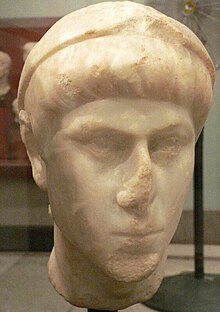Head portrait of Constantius II