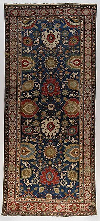 Миниатюра для Файл:Carpet with haloed palmettes called "Harshang", Karabakh, Azerbaijan, 18th century.jpg